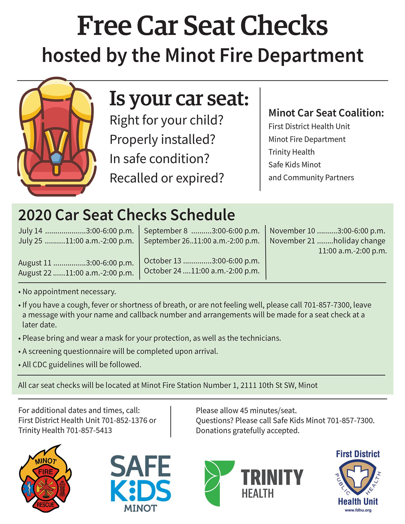 Free Car Seat Checks Trinity Health